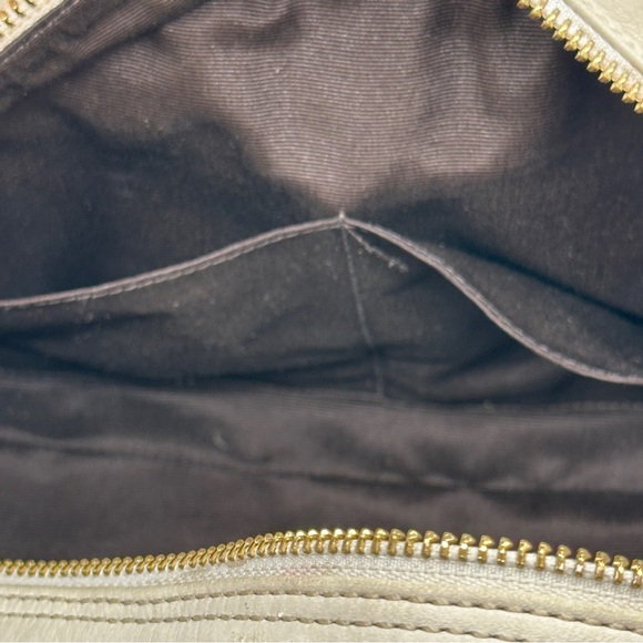 Coach Cream Shoulder Bag with Gold Accents - Picture 8 of 8